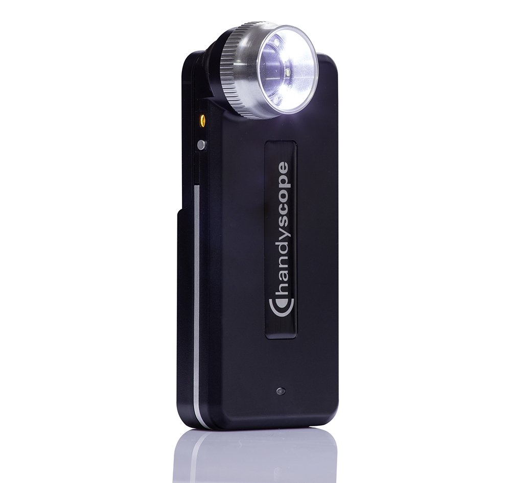 FotoFinder handyscope chuyển iphone touch và iPhone 4, 5, 6 của bạn thành một chiếc máy soi, chụp kiểm tra da kỹ thuật số tự động. FotoFinder handyscope chuyển iphone touch và iPhone 4, 5, 6 của bạn thành một chiếc máy soi, chụp kiểm tra da kỹ thuật số tự động.